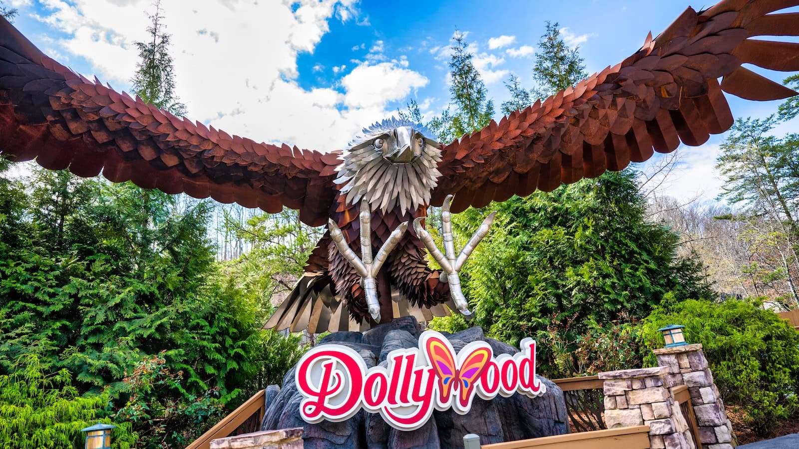 Dollywood theme park in Pigeon Forge