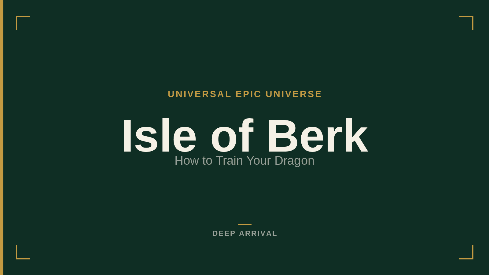 How to Train Your Dragon Isle of Berk at Epic Universe