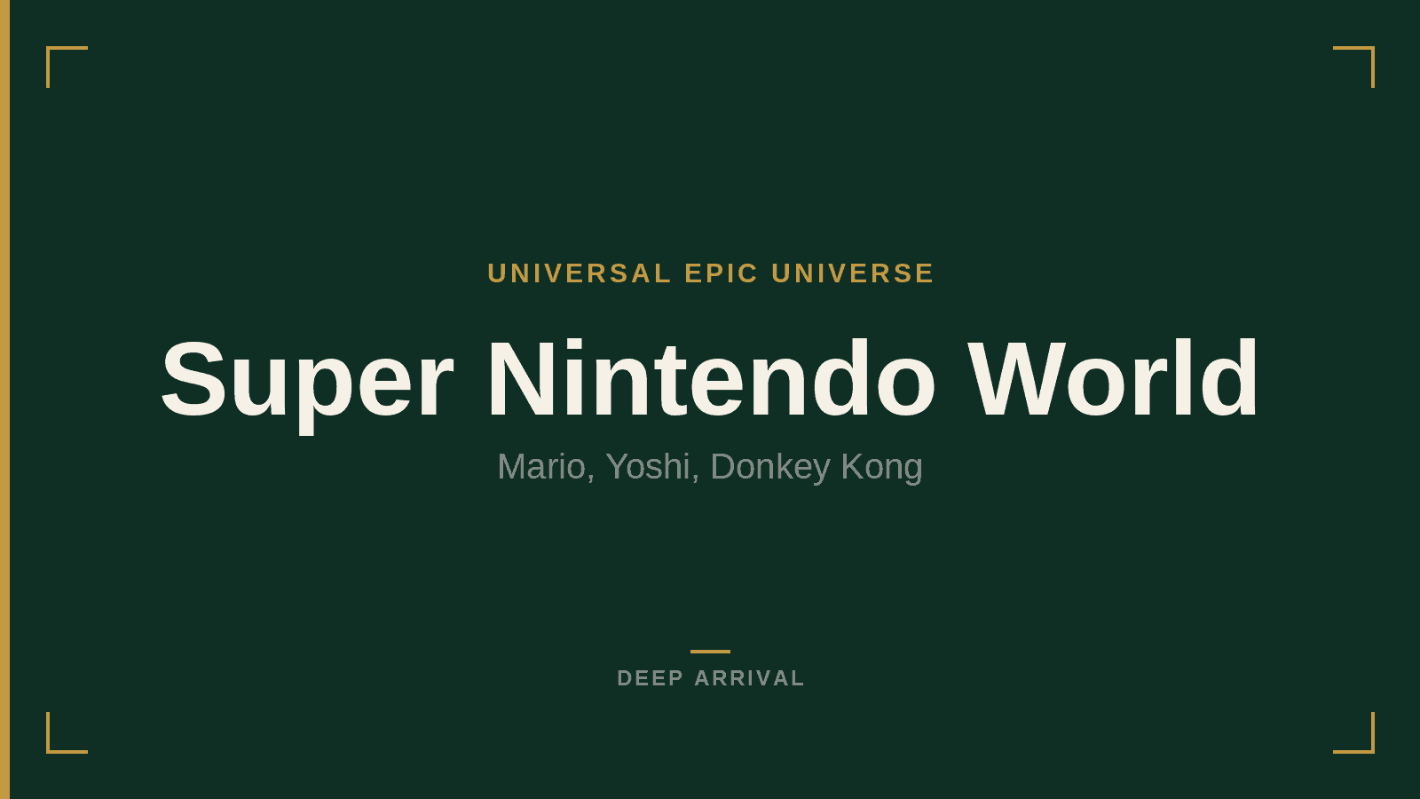 Super Nintendo World at Universal Epic Universe