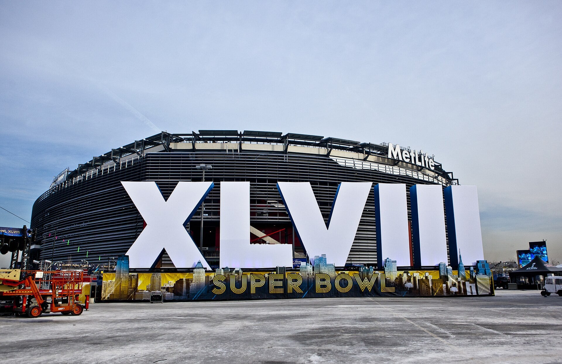 Metlife Stadium Exterior Super Bowl Xlviii