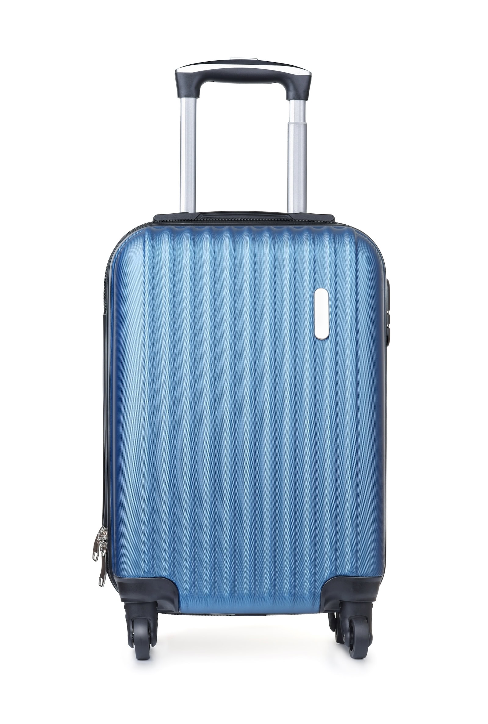 A carry-on roller bag sized for the overhead bin