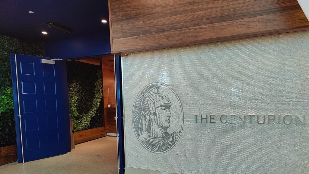 American Express Centurion Lounge entrance at JFK airport