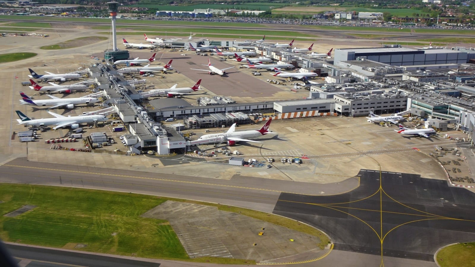 Aircraft operations at London Heathrow Airport