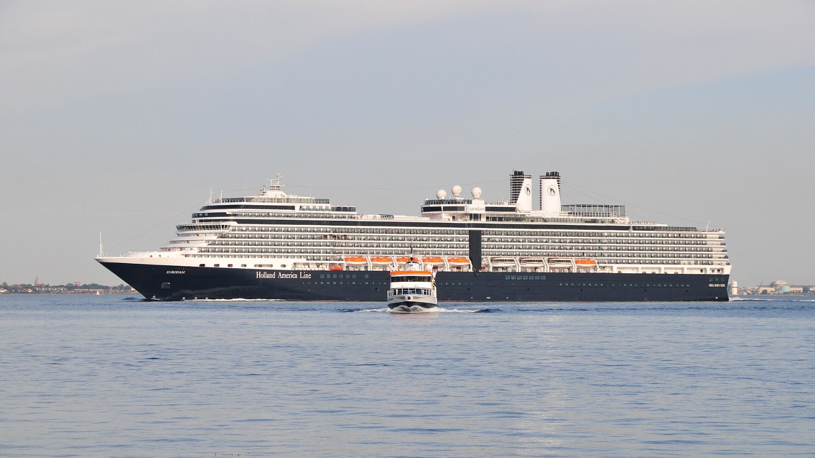 Eurodam Holland America cruise ship at sea
