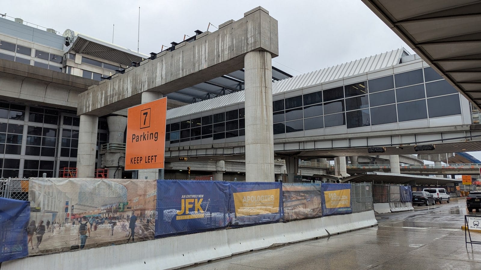 JFK Construction Advisory Points Drivers to AirTrain Lot