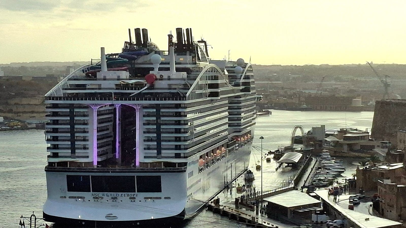 MSC MSC World Europa cruise ship at sea