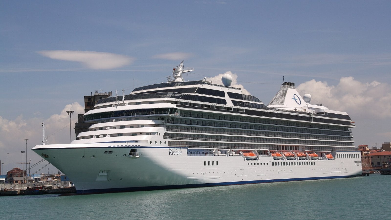 Oceania Riviera cruise ship at sea