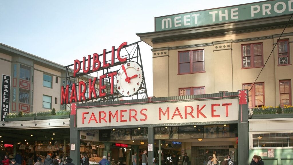 Pike Place Market exterior in Seattle