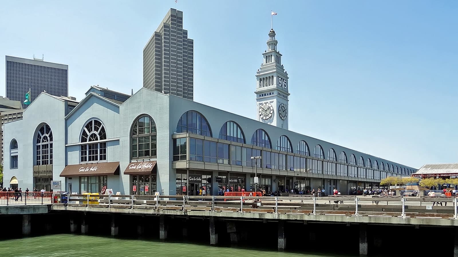 San Francisco Ferry Building exterior on the waterfront
