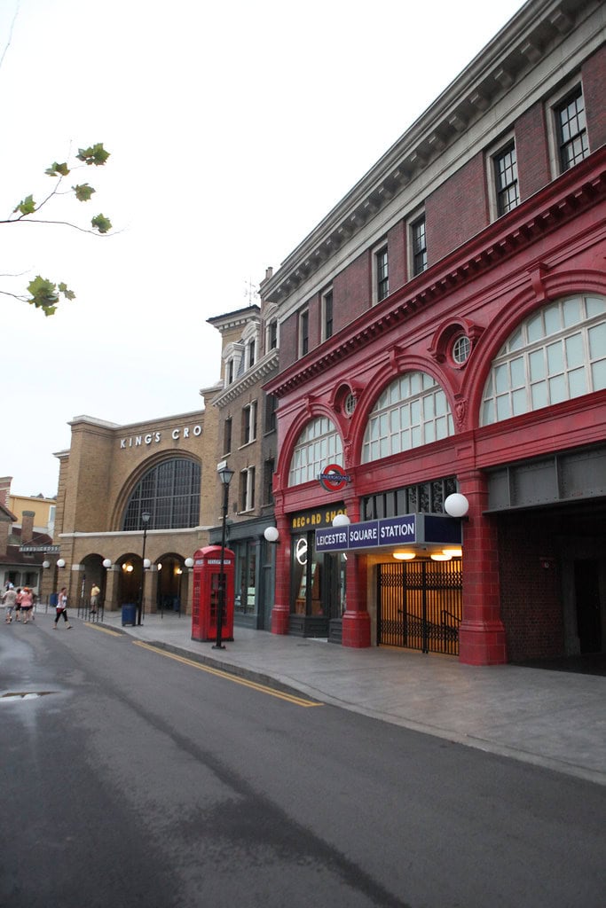 London facade and Diagon Alley entrance area at Universal Studios Florida