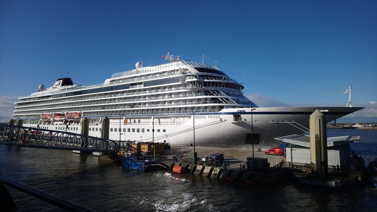 Viking Venus cruise ship at sea