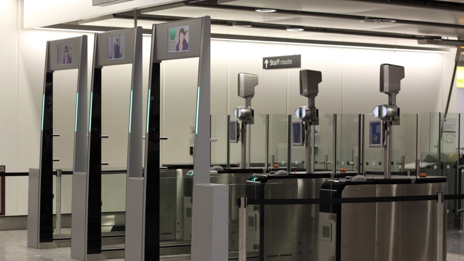 UK eGates at Heathrow Terminal