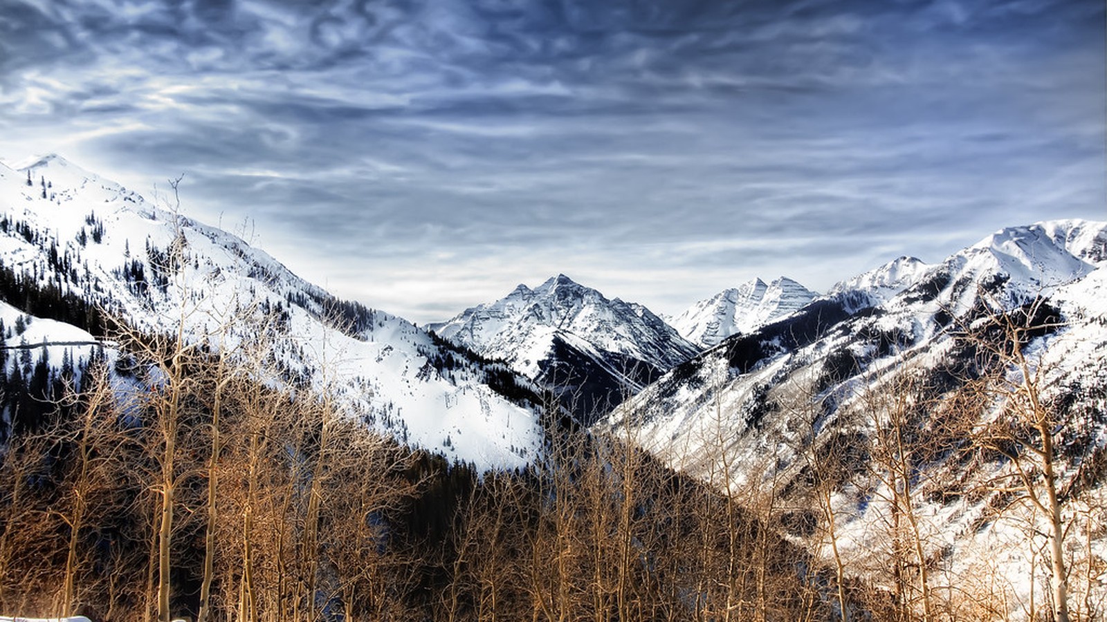 Aspen scenic landscape for RV trip planning