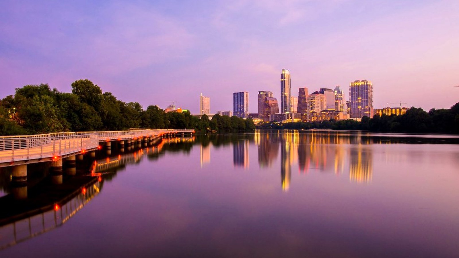 Austin scenic landscape for RV trip planning