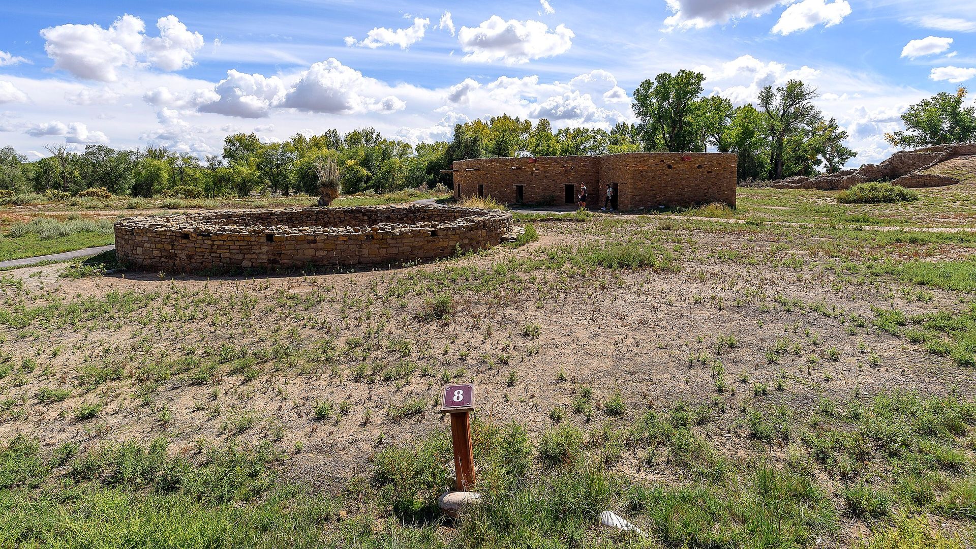 West Ruin walk at Aztec Ruins National Monument