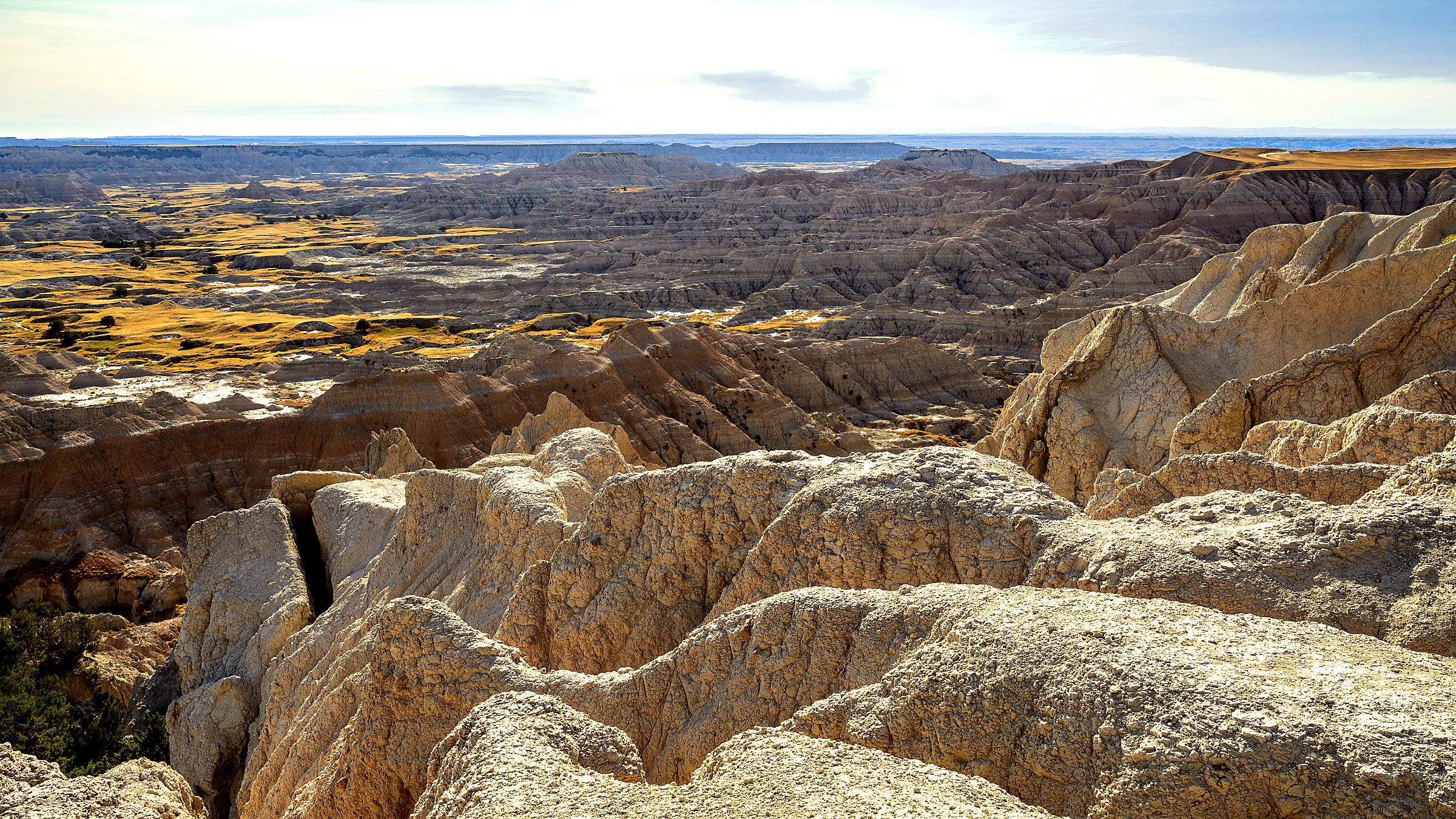 Detail view in Badlands National Park