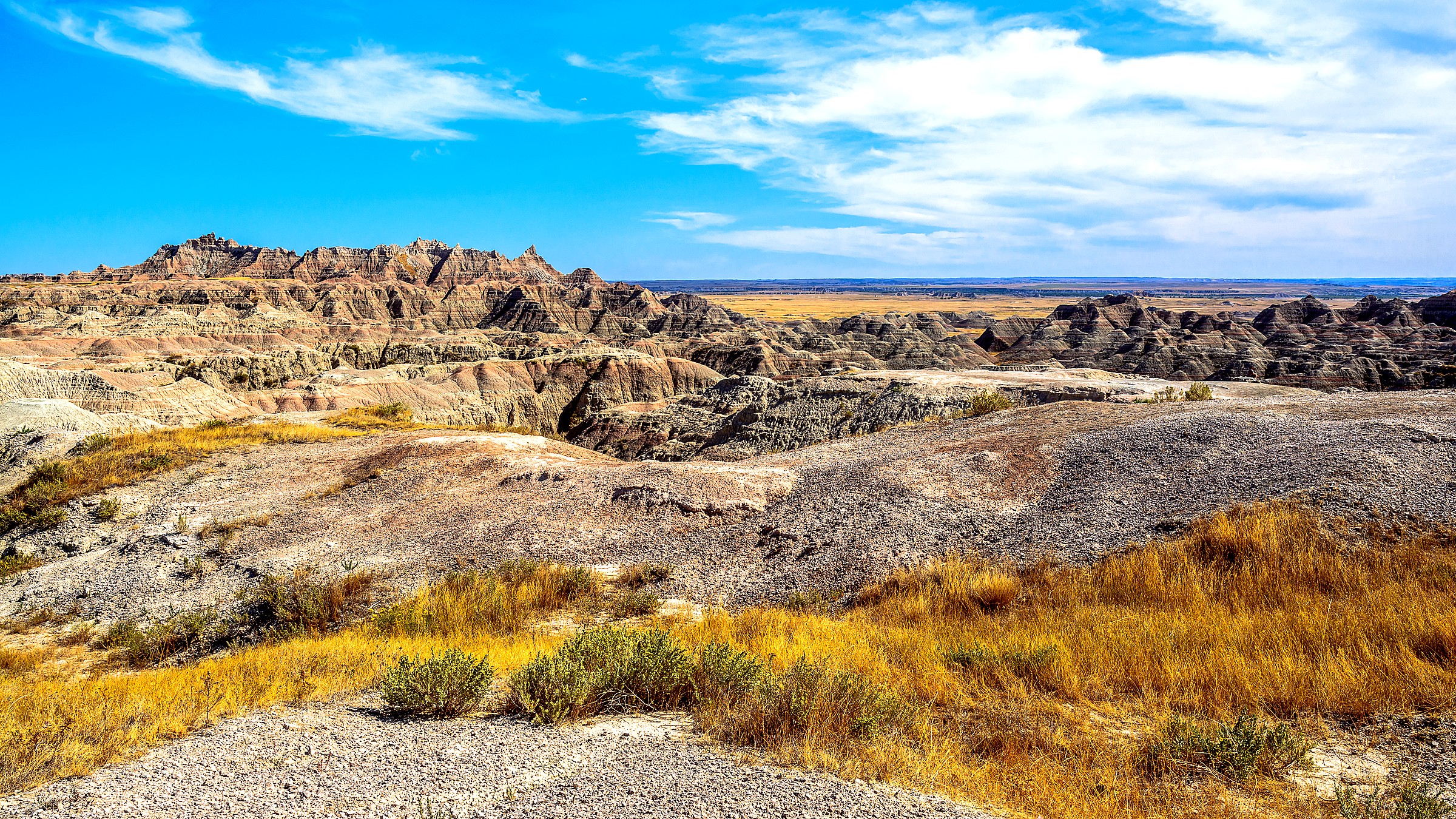 Badlands National Park landscape