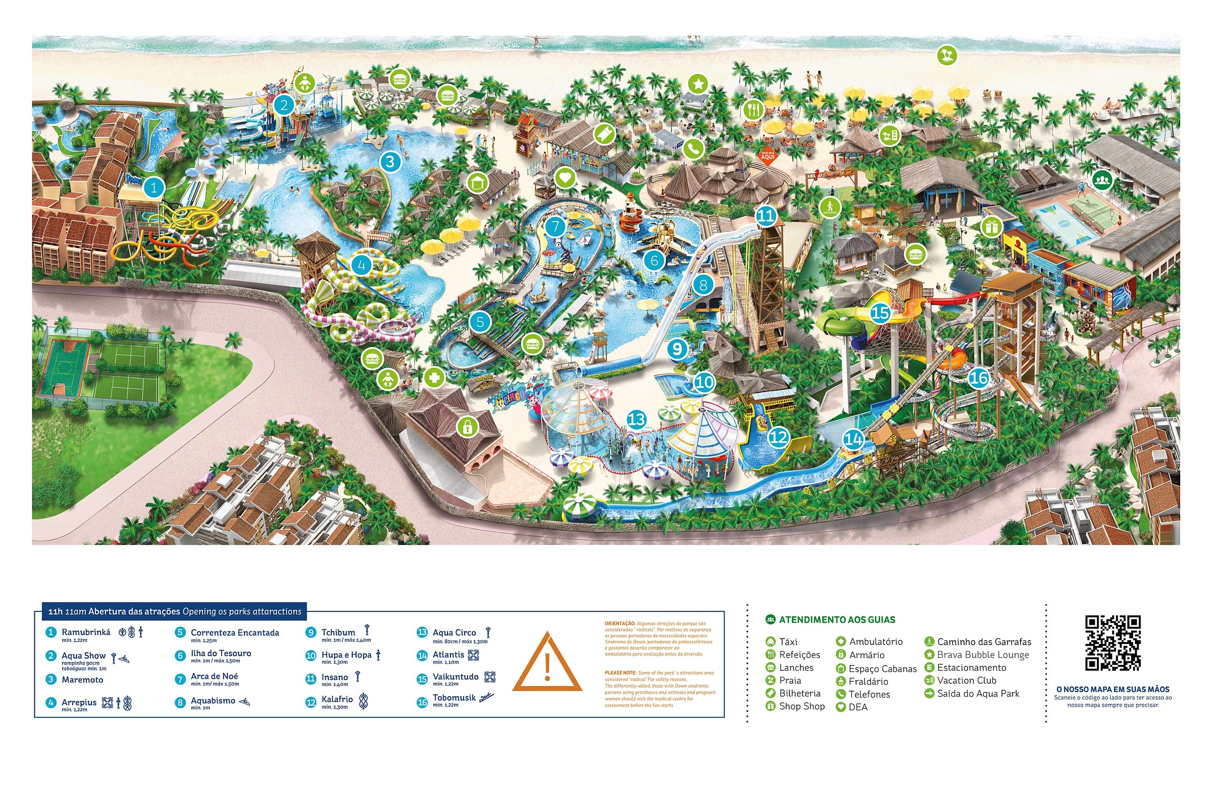 Official Beach Park park map for 2026