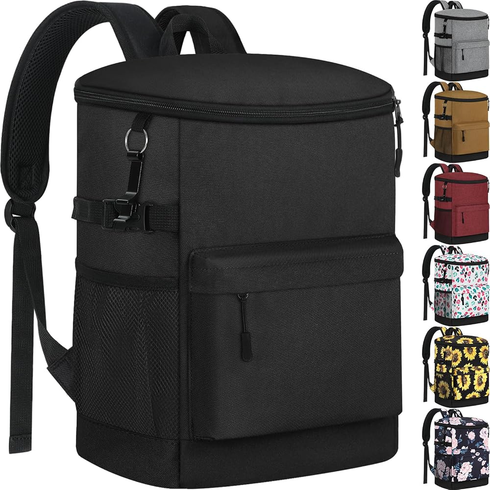 Tenot Cooler Backpack 33/40 Cans Backpack Coolers Insulated Leak Proof Soft Beach Cooler Bag for Men Women Ice