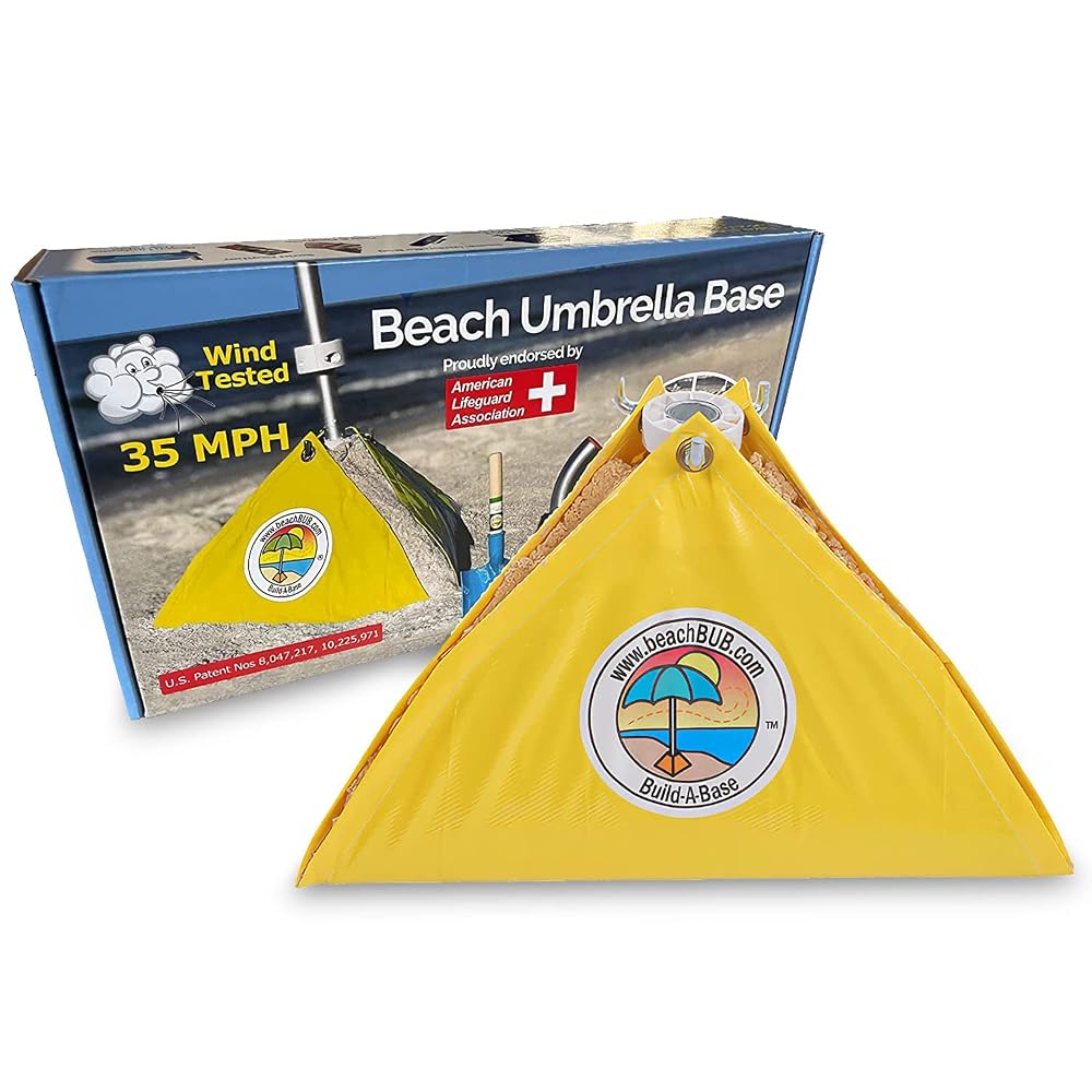 BEACHBUB Ultra Beach Umbrella Base (Compliant with the ASTM F3681-24 Beach Umbrella Safety Standard).