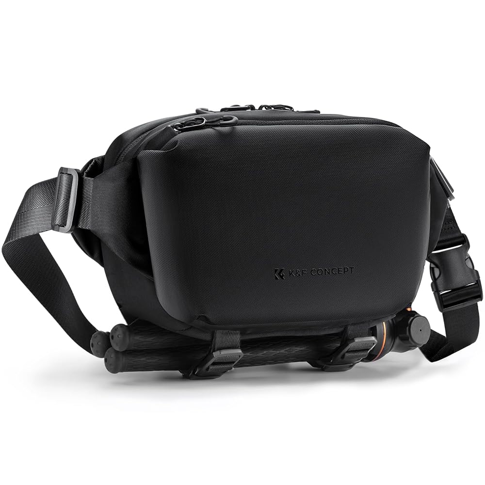 K&F CONCEPT Camera Sling Bag Crossbody Bag Waterproof Camera Shoulder Backpack DSLR/SLR/Mirrorless Camera Case