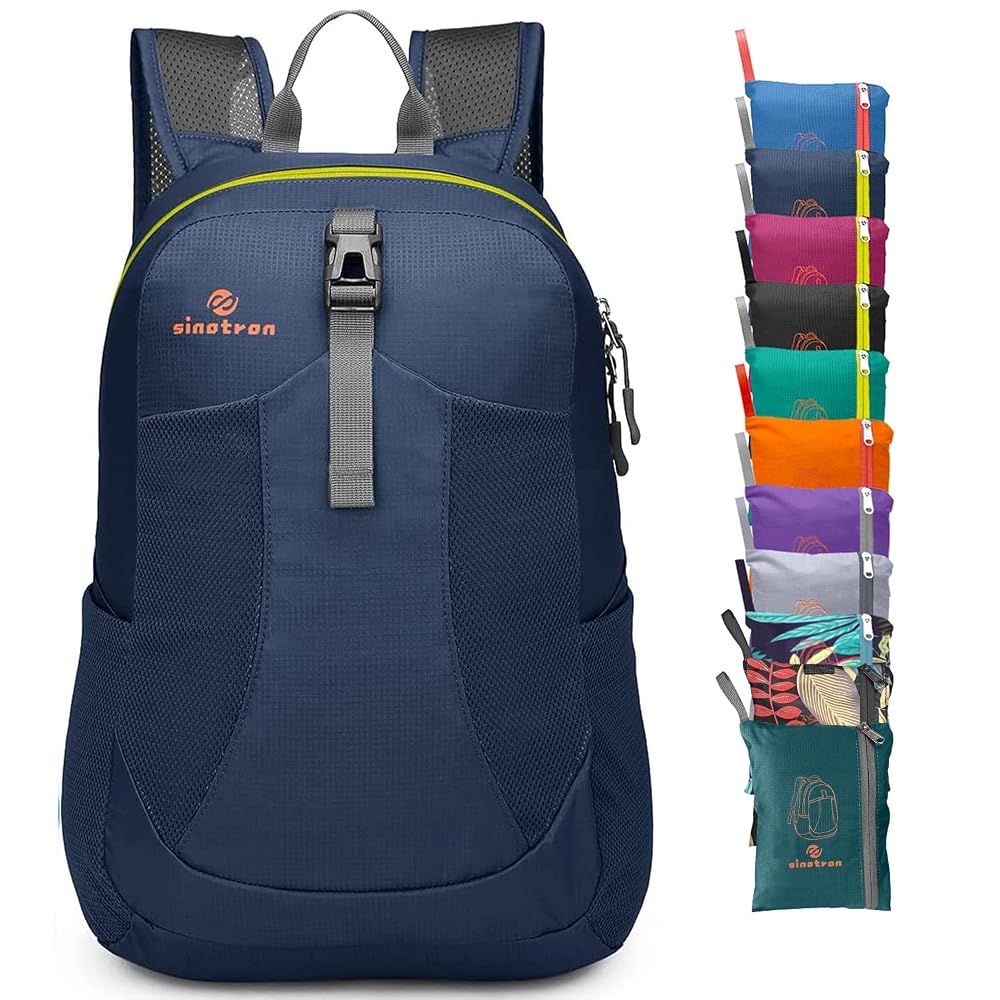 sinotron 22L Lightweight Packable Hiking Backpack, Small Hiking Backpack Day Pack for Women Men Travel Camping