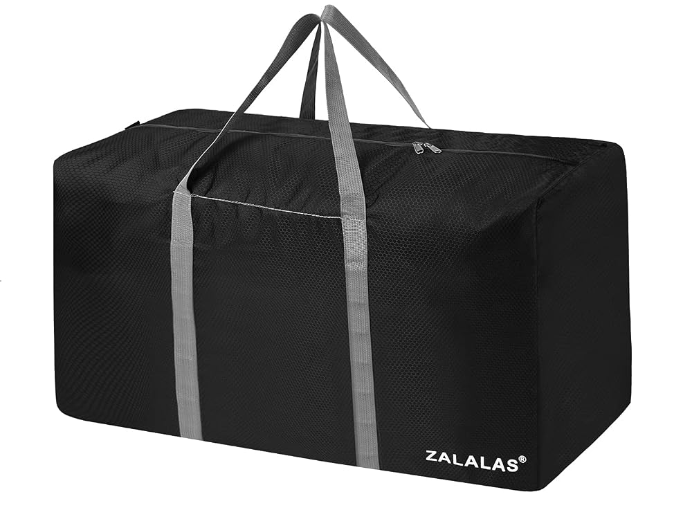 Travel Duffle Bag,96L Extra Large Duffel Bag Lightweight,Waterproof Duffle Bag for Men Women,Black