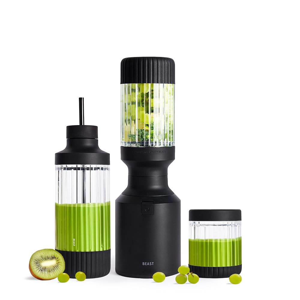 Beast Mighty 850 Plus | Premium Compact Personal Blender | Smoothies, Shakes, Dressings, Sauces | Blends Ice a