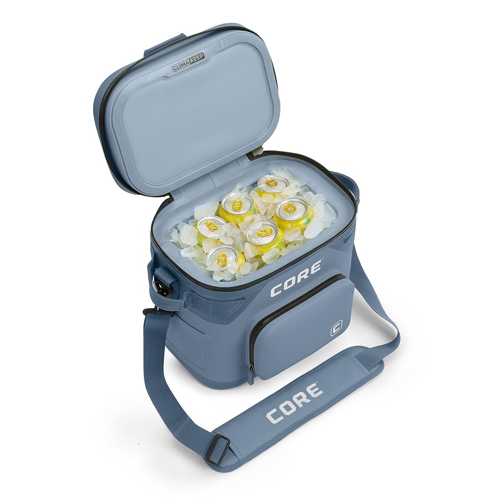 CORE Magnetic Leak Proof Soft Cooler with Waterproof Zipper | Insulated Bag Portable Ice Chest Box | Best Soft
