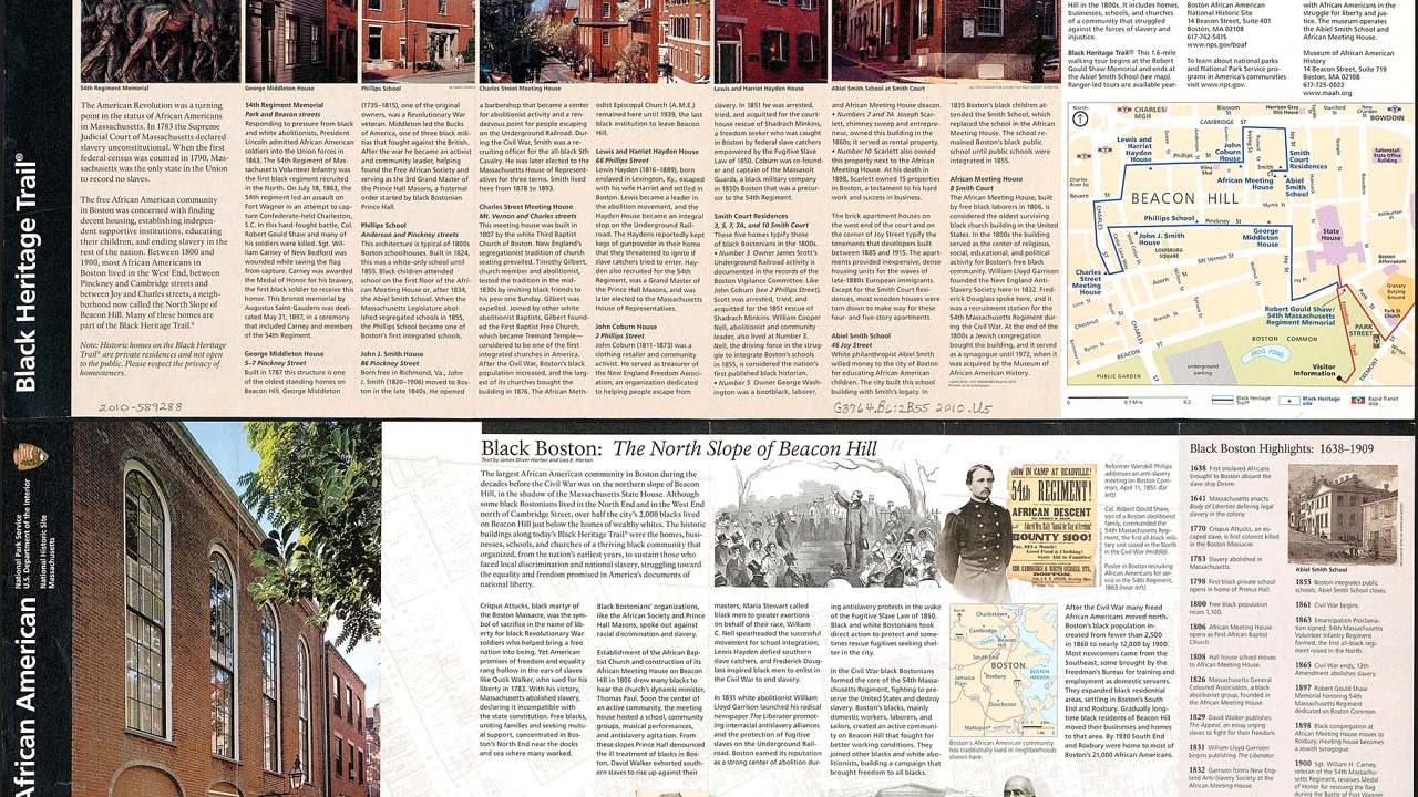 Boston African American National Historic Site landscape