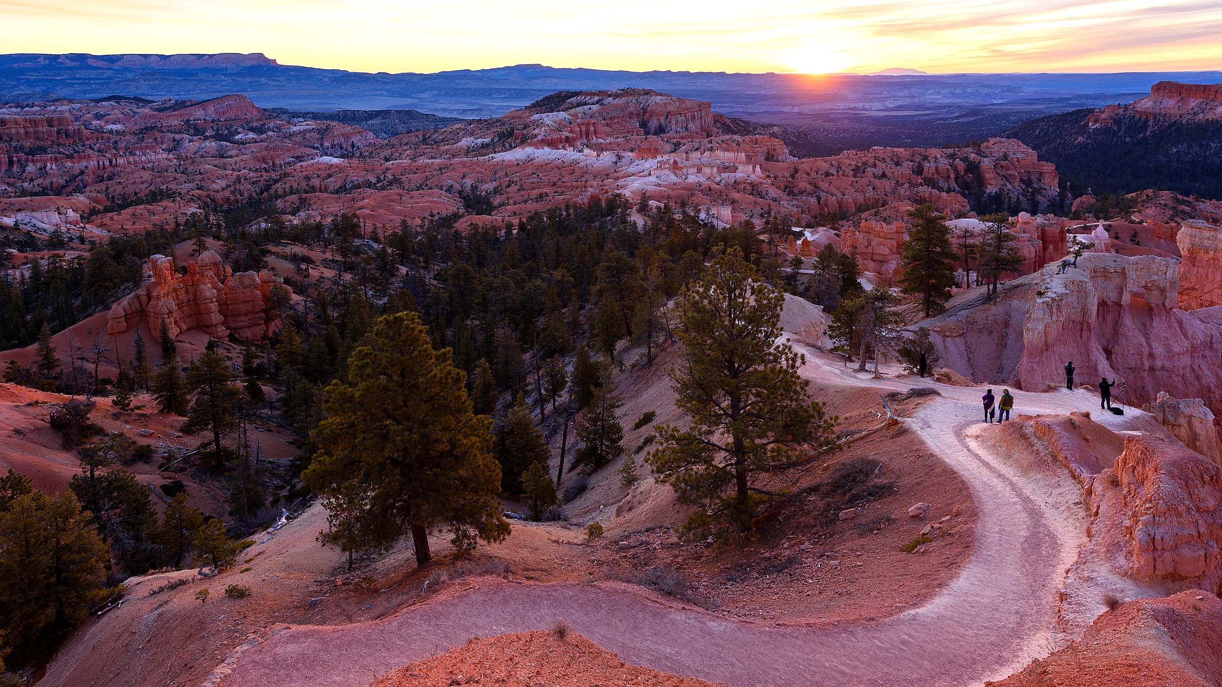 Landscape view in Bryce Canyon National Park