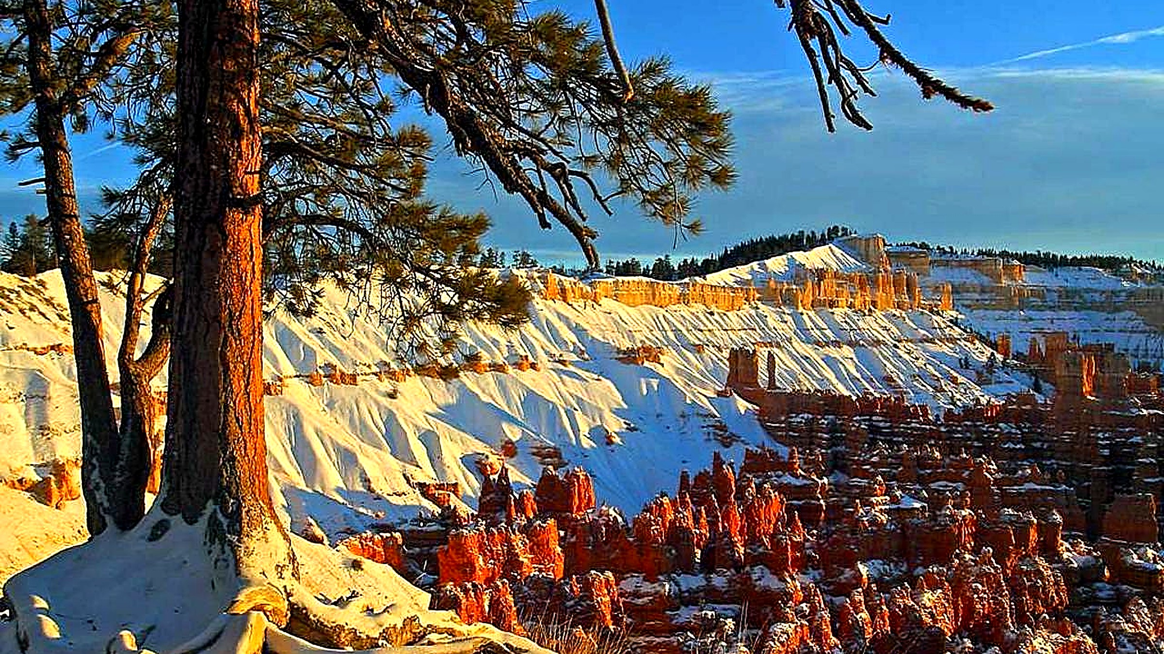 Trail and landscape conditions in Bryce Canyon National Park