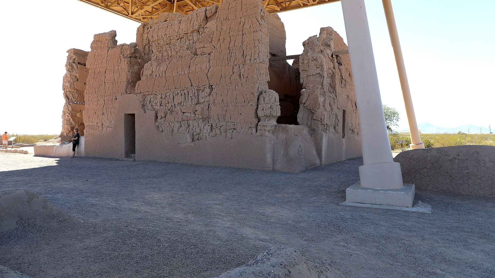 Landscape view at Casa Grande Ruins National Monument