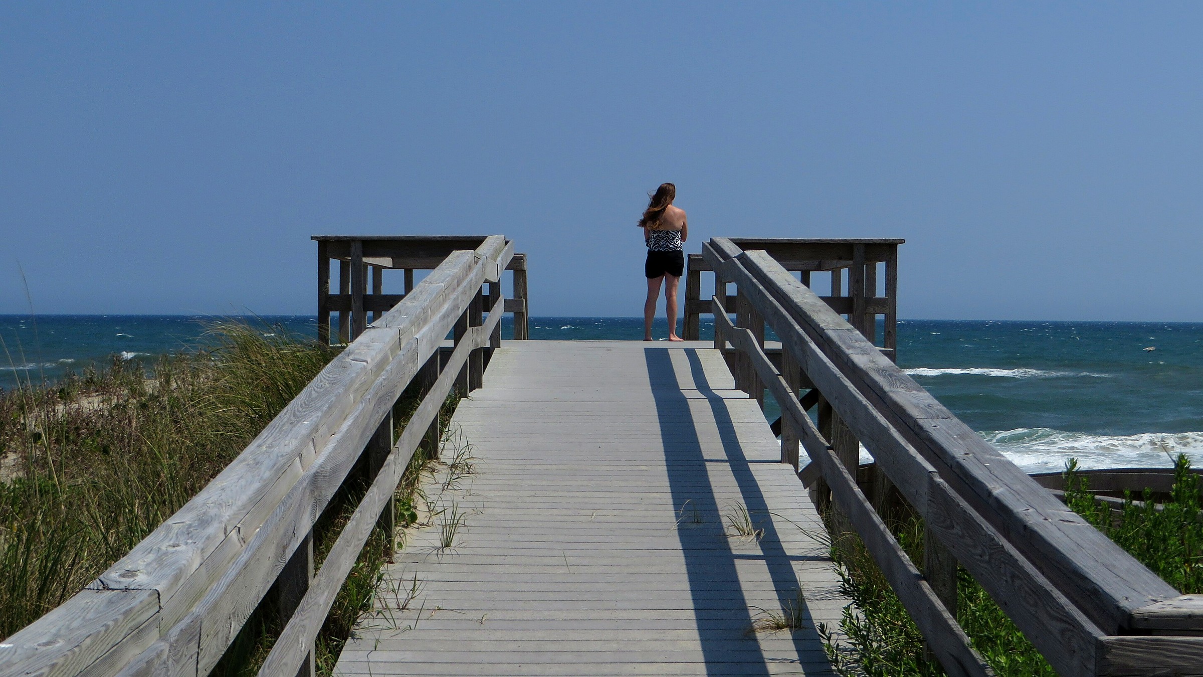 Beach and dunes on the Outer Banks seashore