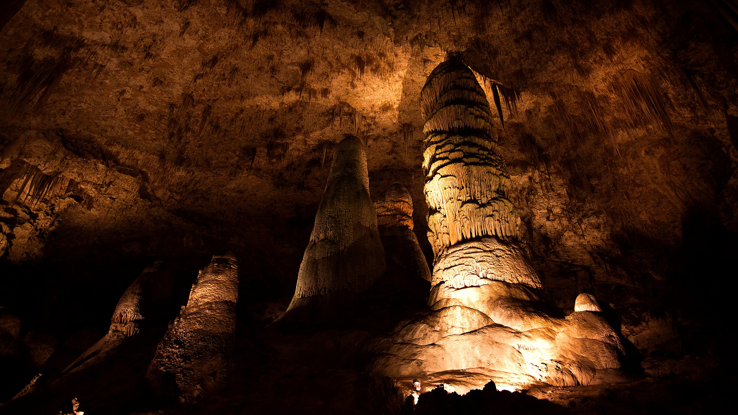 Landscape view in Carlsbad Caverns National Park