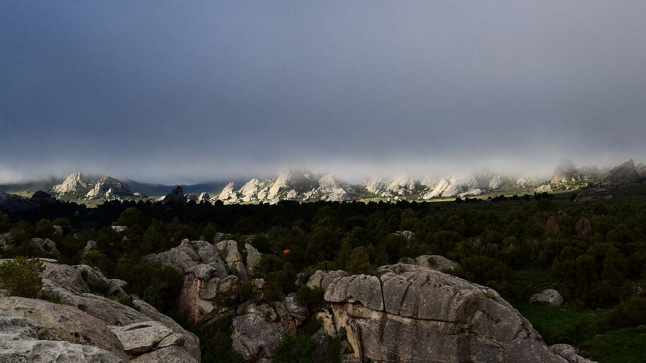 High desert approach road