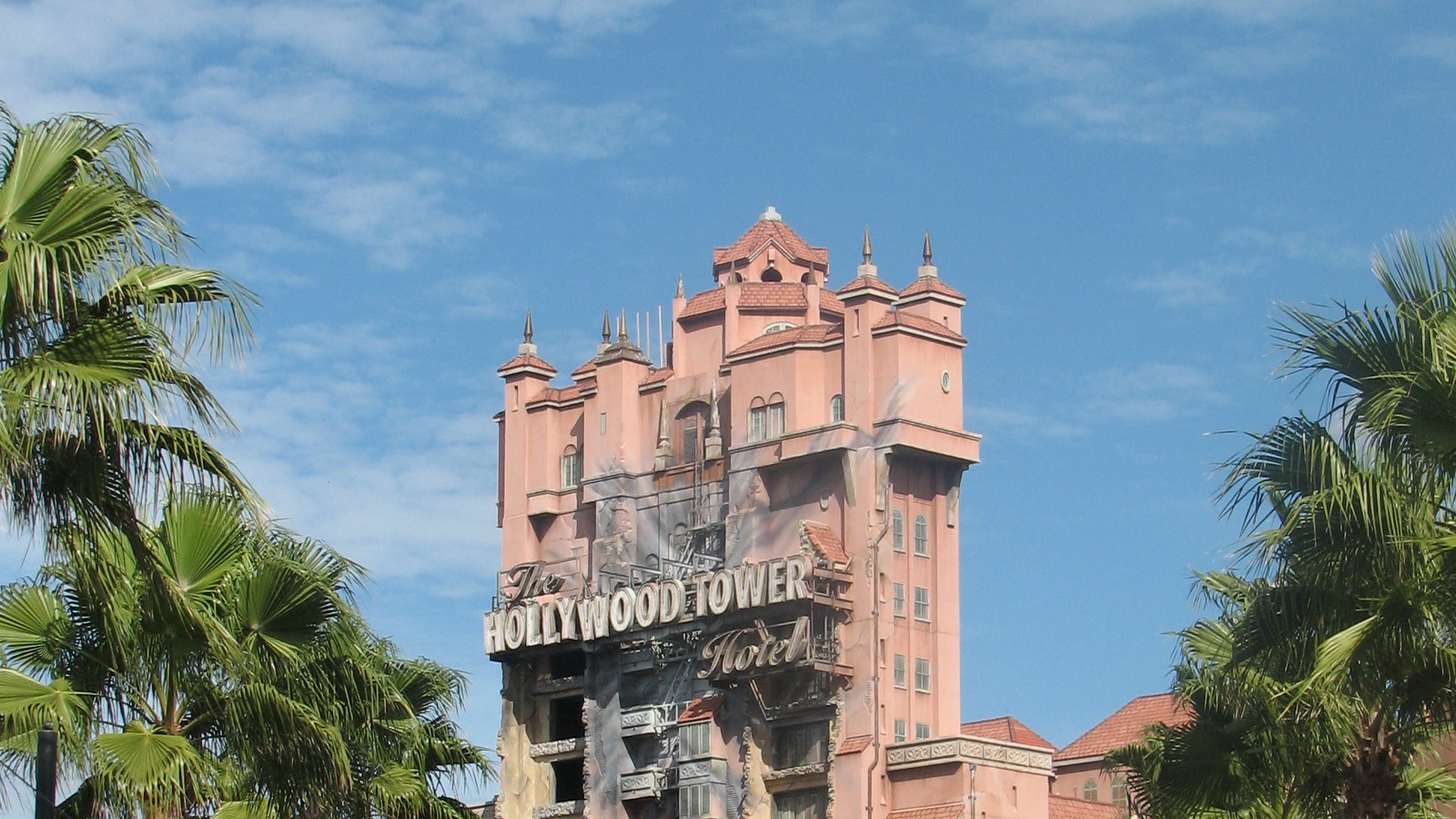Hollywood Tower Hotel at Disney Hollywood Studios representing the park where Monstropolis construction continues