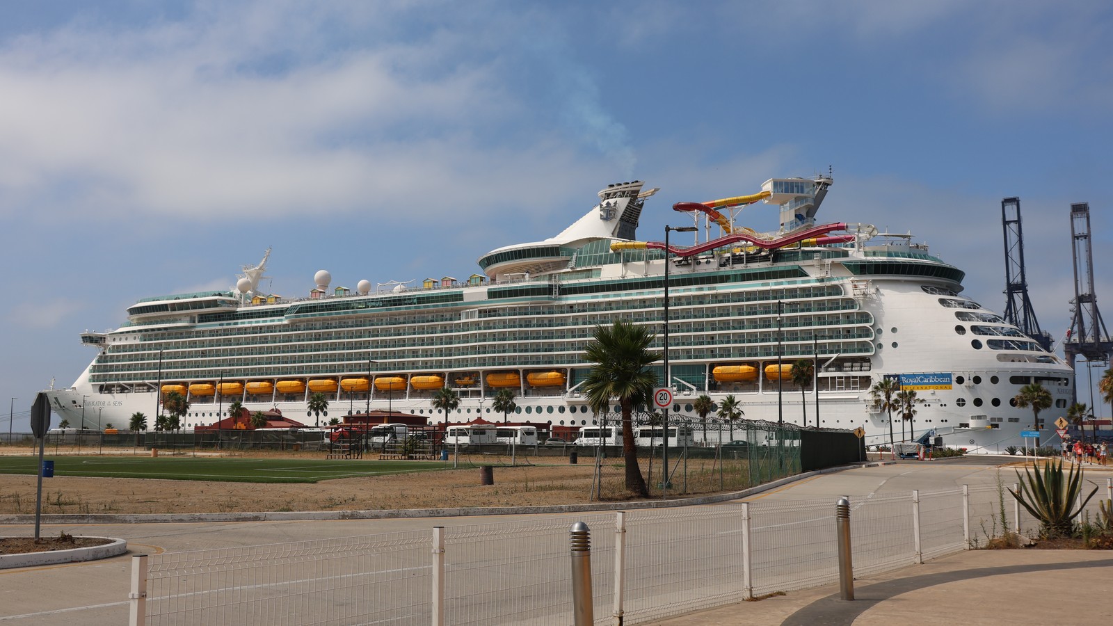 Navigator of the Seas docked in Ensenada, Mexico