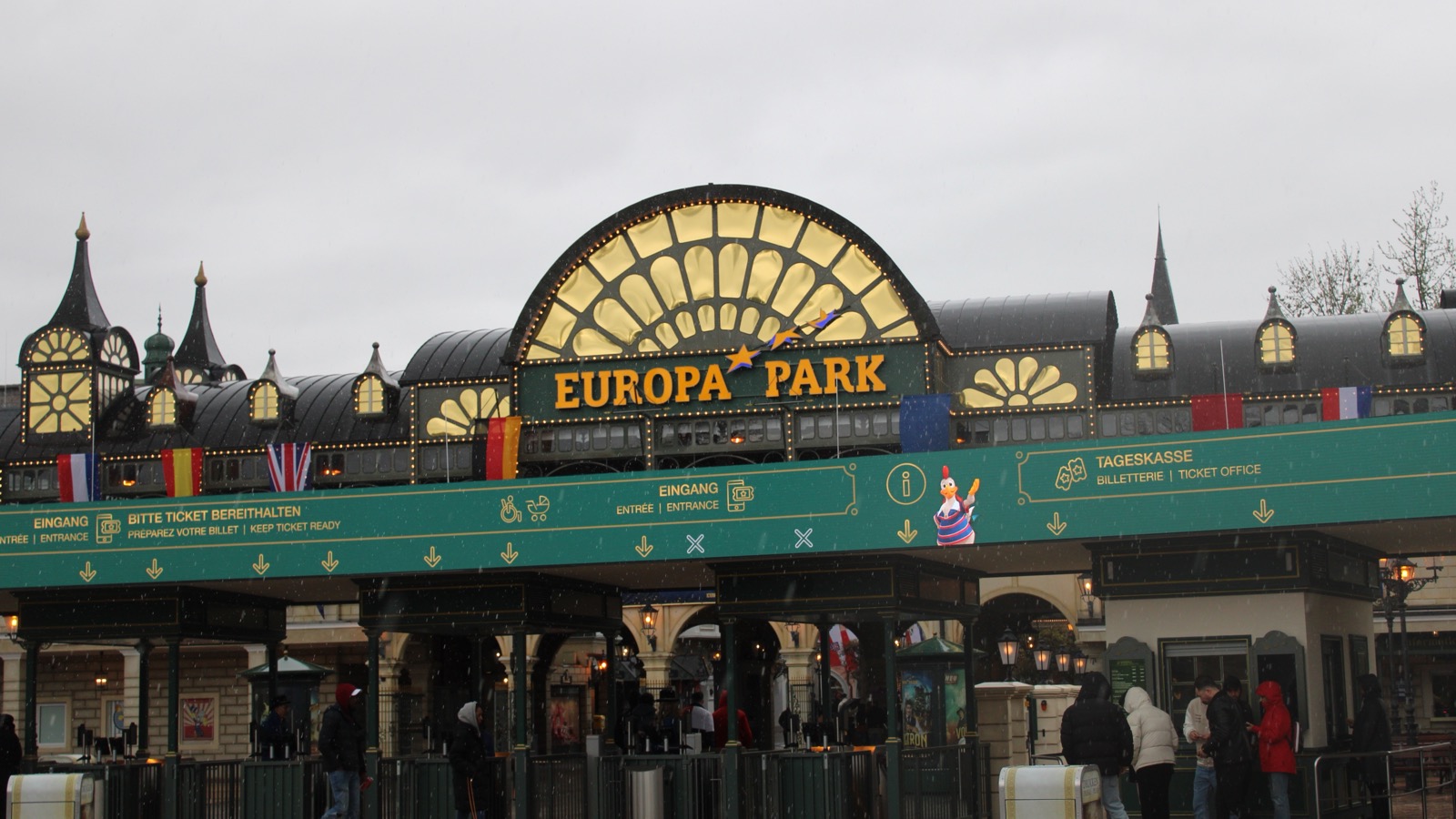 Main entrance of Europa-Park in Rust, Germany