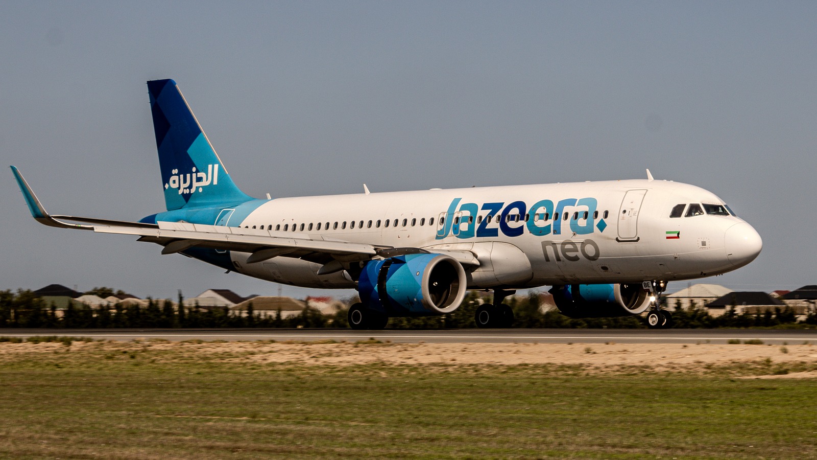 Jazeera Airways Airbus A320neo 9K-CBE in flight