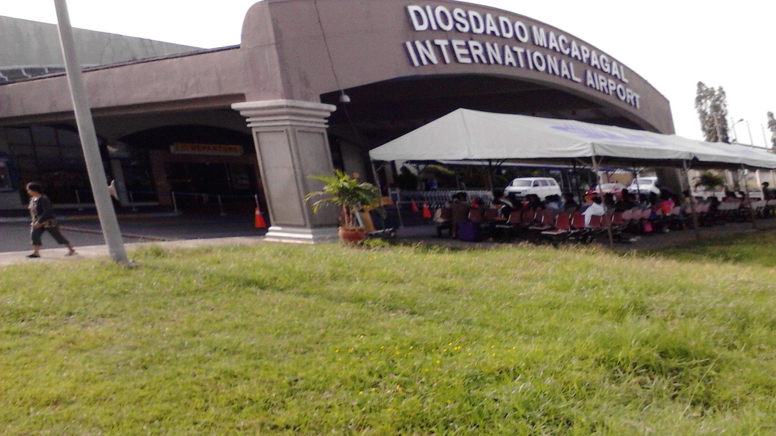 Exterior of Clark International Airport passenger terminal in Pampanga Philippines