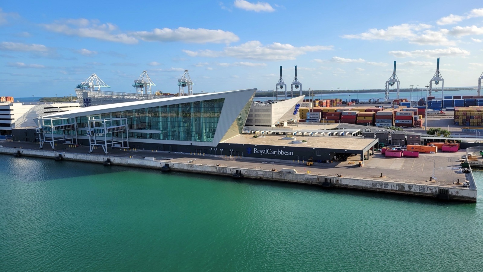 Royal Caribbean Terminal A at PortMiami representing the cruise line United States short sailing market