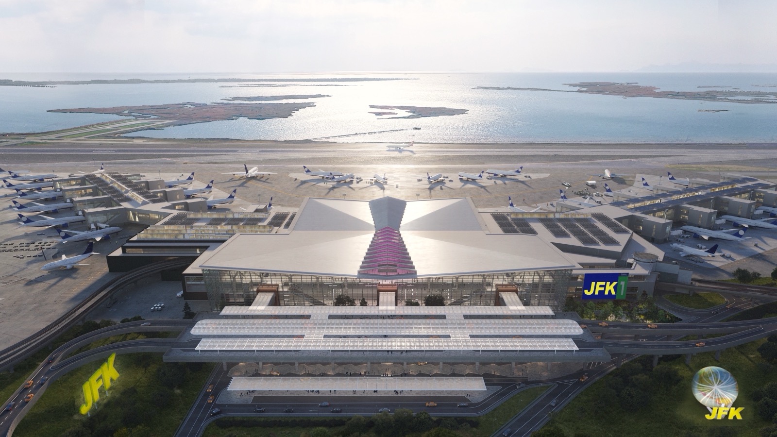 Port Authority rendering of JFK Terminal 1, one of the airports covered by the new website tools