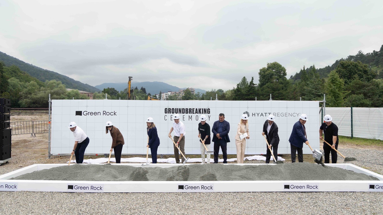 Official groundbreaking for Hyatt Regency Dilijan in Armenia