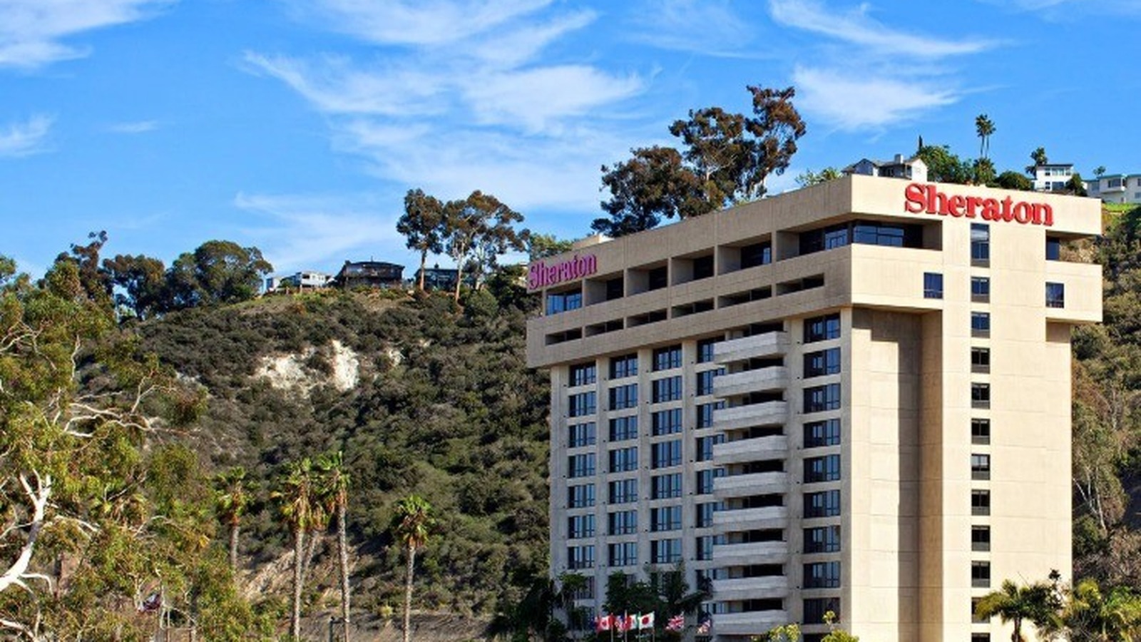 Exterior of the Sheraton Mission Valley San Diego Hotel