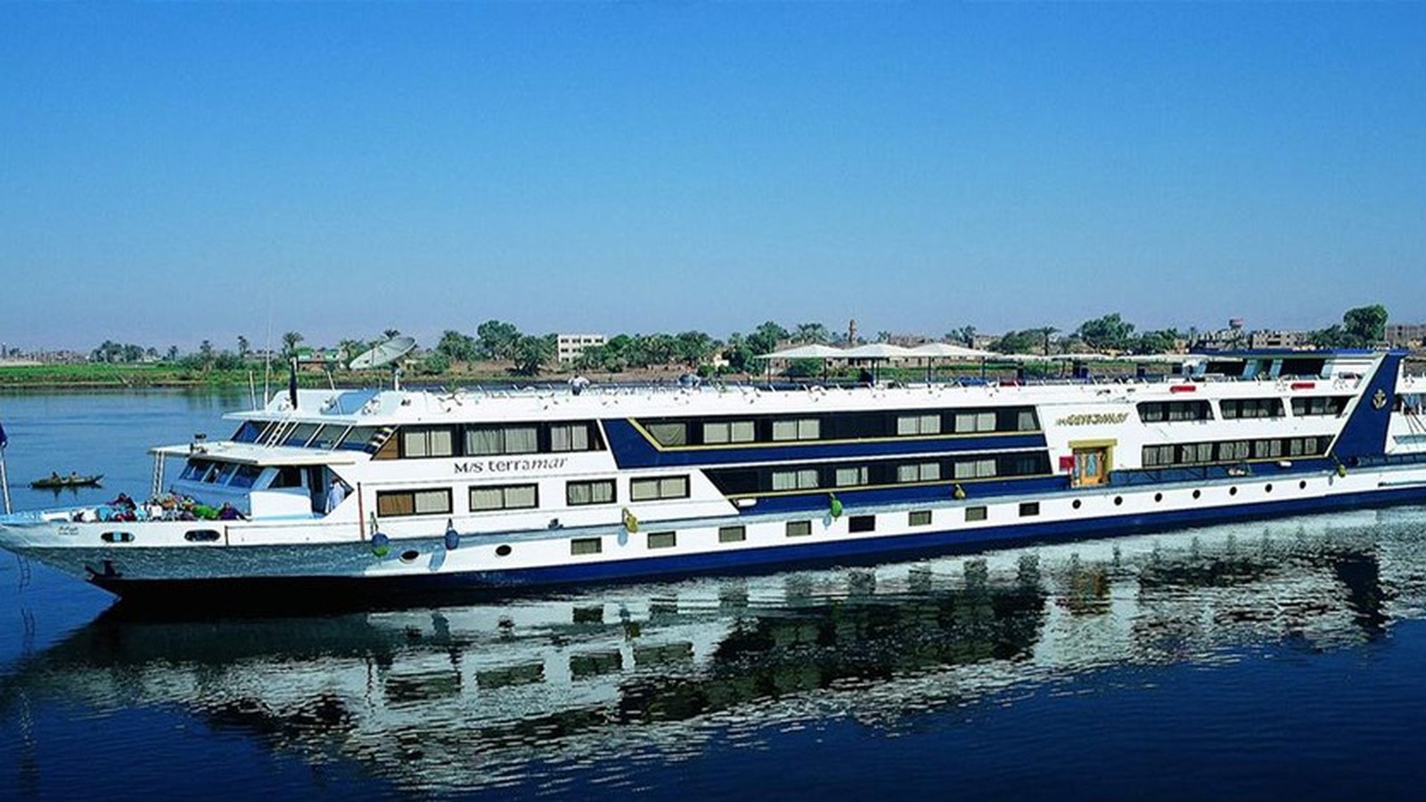 MS Terramar Nile river cruise ship exterior daytime profile
