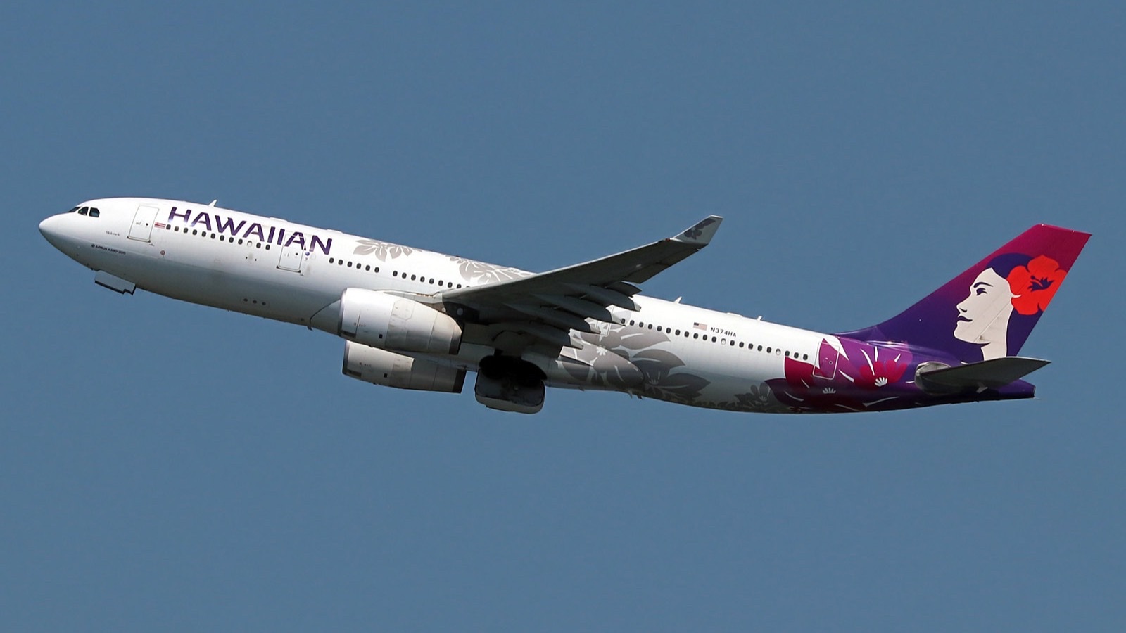 Hawaiian Airlines Airbus A330 in flight in July 2026