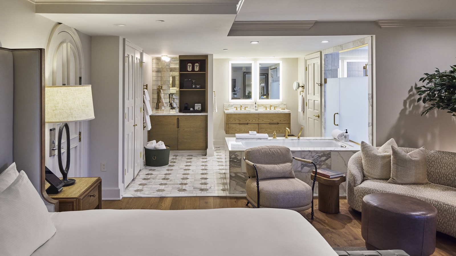 Reimagined Immersion King Suite at the Carriage House in Kohler Wisconsin