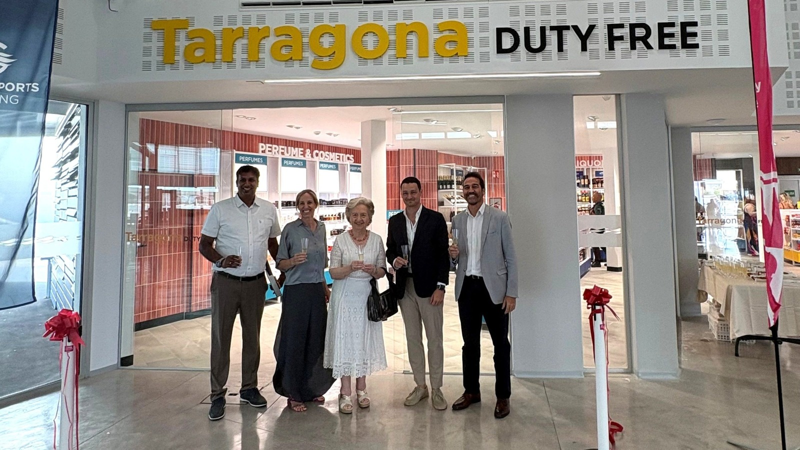 Opening of the Flemingo Duty Free store inside Tarragona Cruise Port terminal