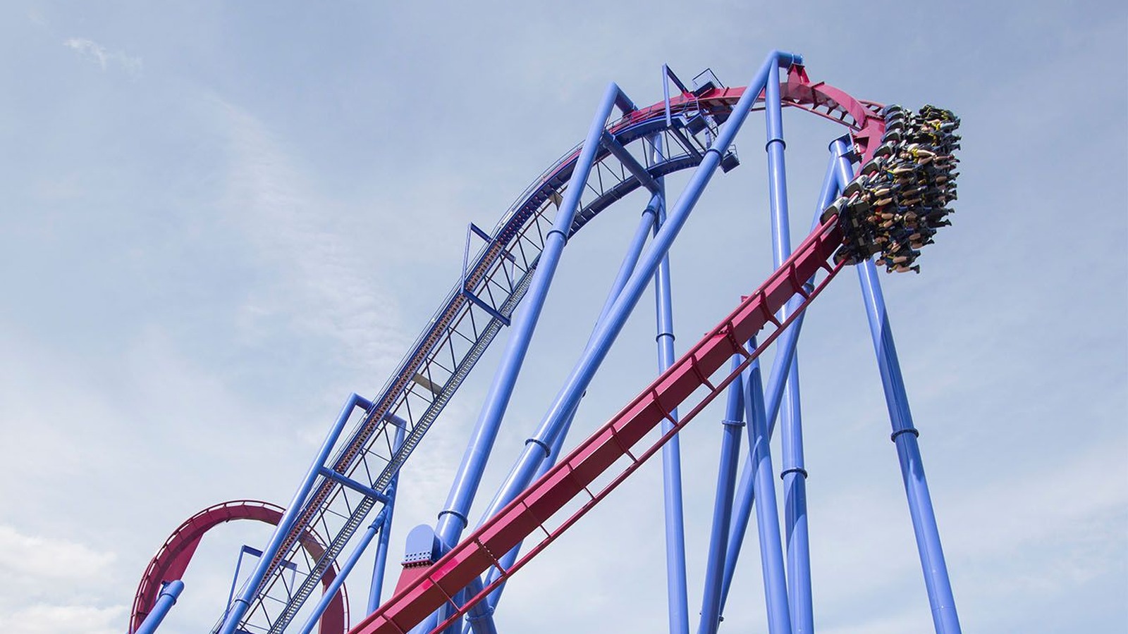 The Beast wooden coaster at Kings Island in Mason Ohio for WinterFest planning context